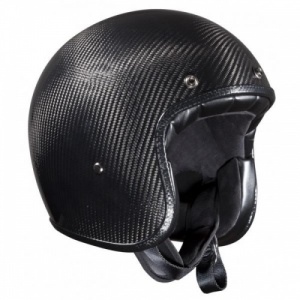 Bandit Jet ECE Open Face Motorcycle Helmet - Carbon Fibre